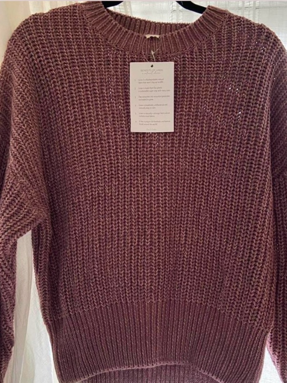 Cozy Chunky Knit Sweater - Dusty Rose